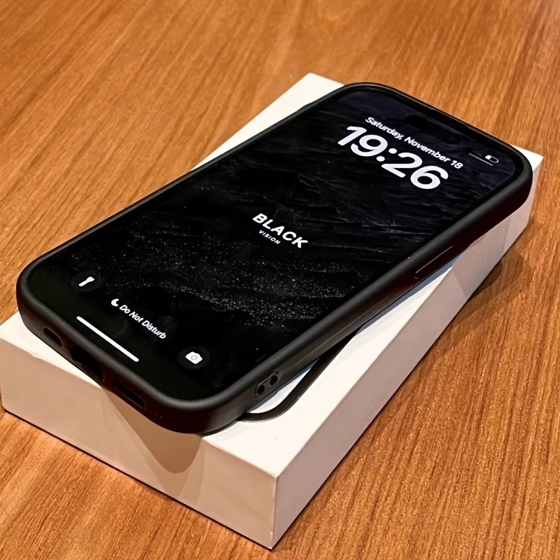Phim Hoạt Hình Mèo Đen Ăn Cá Họa Tiết Ốp Lưng Điện Thoại iPhone 17 16 15 14 13 12 11 PRO MAX X XS XR Plus Vỏ Mềm Chống Sốc