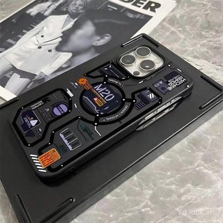Ốp điện thoại mềm nửa gói thời trang sáng tạo Mecha cao cấp Thích hợp cho iPhone 17promax 11pro 12 14pro 15 16plus 17 13promax 14 Vỏ điện thoại chống sốc