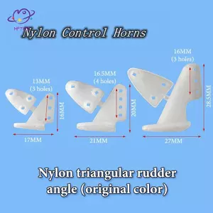 HFTOY 10 Chiếc Máy Bay Điện Phụ Kiện Mô Hình Bọt Nylon Pin Sừng / Sừng Zip Không Cần Ốc Vít 3 Lỗ / 4 Lỗ RC Máy Bay Phần ~
