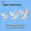 HFTOY 10 Chiếc Máy Bay Điện Phụ Kiện Mô Hình Bọt Nylon Pin Sừng / Sừng Zip Không Cần Ốc Vít 3 Lỗ / 4 Lỗ RC Máy Bay Phần ~
