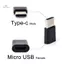 Bộ Chuyển Đổi Micro USB Nữ Sang Type-C USB-C Nam Đầu Nối Sạc mới
