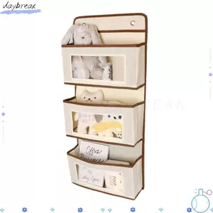 Kệ sắp xếp DAYBREAK, vải không dệt Túi lưu trữ treo trên cửa, 1 / 2 / 3 lớp đựng đồ lặt vặt Đồ lót Sắp xếp tất cho phòng ngủ, mỹ phẩm, đồ chơi