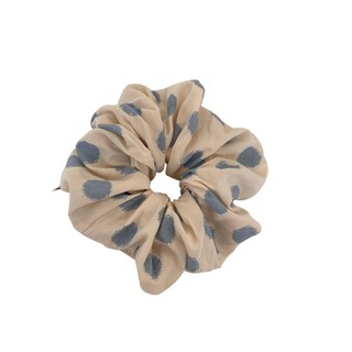 Yoing / Creamy Chấm Bi Scrunchy Dây Buộc Tóc Nữ Ngọt Ngào Cao Cấp Dây Buộc Tóc Sang Trọng Tất Cả Trận Đấu Đuôi Ngựa Đầu Dây Buộc Exqui