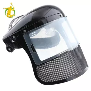 Mặt nạ bảo vệ tông đơ Tấm chắn mặt Có thể điều chỉnh Bảo vệ mặt Bảo vệ toàn diện Vỏ lưới PP PET Thích hợp để ghi chép Lâm nghiệp Làm vườn Làm vườn Làm cỏ