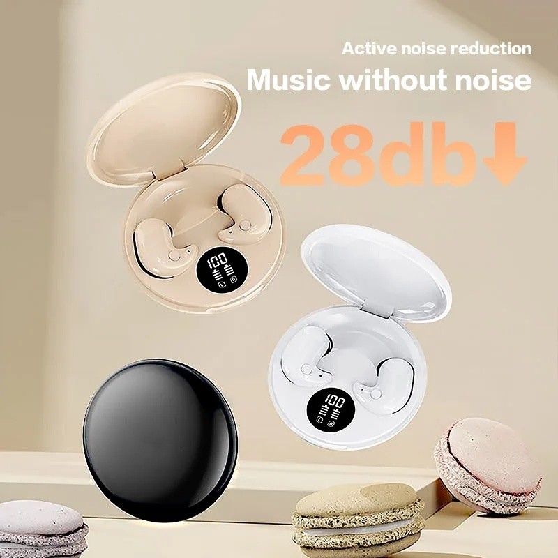[Sẵn sàng] Tai nghe không dây B13 Bluetooth 5.4 Tai nghe ngủ vô hình Mini khử tiếng ồn Tai nghe ẩn cho máy ngủ bên cho iPhone Android