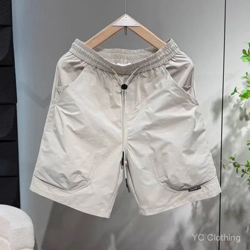 Quần short thường ngày hạng nặng mới mùa hè dành cho nam, mỏng, khô nhanh, thoáng khí, hợp thời trang, quần short thể thao rộng rãi W6TY
