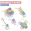 Im Lặng Clicking Fidget Toy-Keyboard dành cho người lớn, Di Động Cảm Giác Lo Âu Giảm Căng Thẳng Móc Khóa