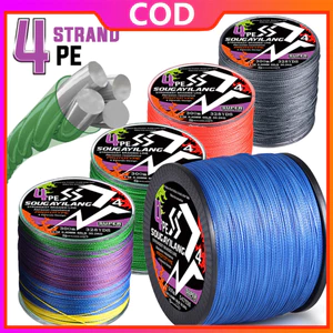 Dây câu Sougayilang Dây câu bện 100M PE Dây câu 4 chân chắc chắn cho nước ngọt