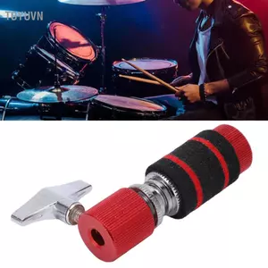 toyuvn Bộ trống Jazz tiêu chuẩn chung Các bộ phận Phụ kiện nhạc cụ gõ Bộ ly hợp Hi Hat màu đỏ Tiện lợi và thiết thực Phù hợp với thanh buộc 1/4in Chất liệu kim loại tuyệt vời