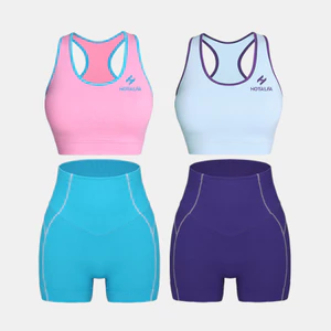 Women's Beauty Back Fitness Bra Seamless Knit Breathable High Elastic Running Tight Vest Sports Yoga Suit ZMt7