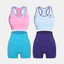 Women's Beauty Back Fitness Bra Seamless Knit Breathable High Elastic Running Tight Vest Sports Yoga Suit ZMt7
