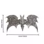 Kẹp Tóc Dơi NKSFX, Hình Dơi Họa Tiết Rỗng Gothic Tóc Barrette, Bạc Hợp Kim Vintage Viking Retro Kẹp Tóc Nữ