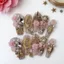 Aromatic Blooming Strobe Series Có Thể Tháo Rời Handmade Cao Cấp Mặc Làm Trắng Da Công Nghiệp Nặng Móng Tay Ba Chiều