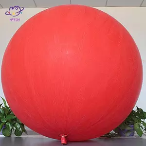 Bóng bay ném trứng khổng lồ cao su 72 Inch HFTOY Bóng bay leo núi tròn cho trò chơi vui nhộn ~