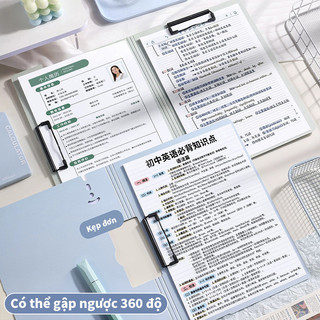 Kẹp Tài Liệu A4 Bìa Kẹp Tài Liệu Chống Nước, Tiện Dụng Và Sang Trọng, Phù Hợp Với Văn Phòng Hiện Đại