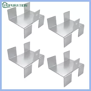 POP 4 Thép Carbon Sỏi Ban Cố Định Kẹp Bảng Điều Khiển Dễ Dàng Lắp Đặt Hàng Rào Ngoài Trời Hỗ Trợ Chân Đế Bền Đẹp