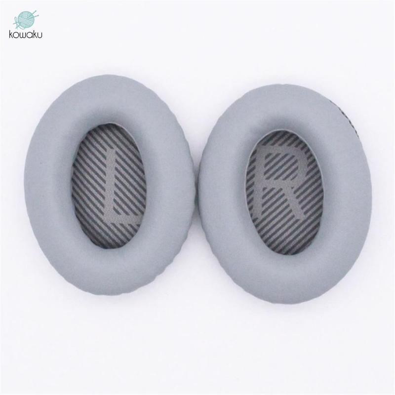 1 Cặp Miếng Đệm Tai Thay Thế Đệm Cho Tai Nghe Quiet Comfort QC15 Màu Xám