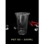Ly PET Kèm Nắp Cầu 400ml 500ml 700ml Chắc Chắn, Tiện Dụng Cho Quán