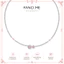 Vòng cổ bạc "Pink Addiction" FANCIME