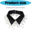 VIC Có Thể Tháo Rời Vòng Cổ Choker Phụ Kiện Thời Trang Cổ Đứng Với Openwork Ren Và Viền Chi Tiết Cho Trang Phục Hàng Ngày