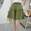 Váy ngắn mùa hè eo cao ôm hơn Váy xếp ly Váy quần Short lá sen