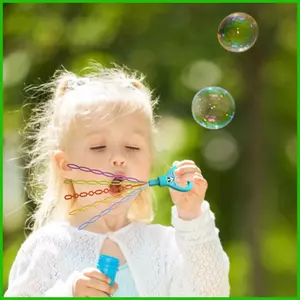 Bong Bóng Gậy Cây Đũa Phép Bong Bóng Cười Mặt Máy Thổi 5 Móng Vuốt Đồ Chơi Tương Tác Trò Chơi Đảng Đồ Chơi Ngoài Trời Cho saixit2vn