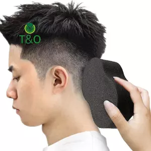 Bàn chải tóc xốp cắt tóc Magic cho miếng bọt biển uốn tóc hai mặt Dệt Salon tóc Bàn chải quét bọt biển để cắt tóc [mới]