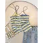 Phiên bản Hàn Quốc Áo Vest sọc ngắn phong cách giả Dopamine Co giãn Đan Camisole nhỏ