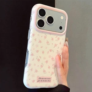 Ốp Điện Thoại Dây Xích Hoa Hồng Cho iPhone 17 Pro Max 16 15 Pro Max Vỏ Bảo Vệ Chống Sốc