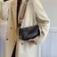 E-WOITD Vintage Nhỏ Messenger Túi Dành Cho Nữ Đơn Giản Da Pu Nữ Gối Đeo Vai Túi Thời Trang Nữ Ví Túi Xách Túi Đeo Ngang E-WOITD
