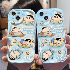 Ốp Lưng Cho OPPO A6 A5X A3 A96 A95 A92 A77S A76 A74 A60 A58 A57 A54 A53 A52 A38 A18 A17 A16 A15 A5 A9 A3S F9 Pro Kem Vồng Cong Edge Motif Cát Mùa Hè NYK232
