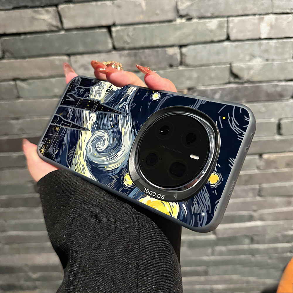 Dành cho Honor Magic 8 Pro / 7 Pro / 6 Pro GT Pro Win RT “Bầu trời đầy sao ” Vỏ điện thoại cứng Micro Matte / Honor 400 / 300 X9D X9C Vỏ Honor chống sốc