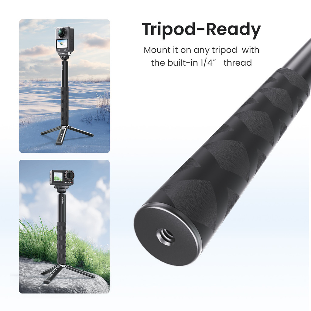 AMagisn Dành Cho DJI OSMO 360 Cầm Tay Selfie Stick Cho DJI Action 5 Pro / 4 / 3 Quick-Release Selfie Stick 1,2 Mét Quick-Release Selfie Stick