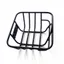 Giỏ sau xe đạp PYCOU, Cố định bền bỉ Dễ dàng lắp đặt Giỏ xe đạp leo núi, Giỏ sau xe đạp màu đen có thể điều chỉnh bằng kim loại Phụ kiện xe đạp gấp cho trẻ em