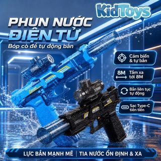 Đồ Chơi Phun Nước Điện Tự Động T60 KidToys - Dung Tích Lớn Cho Bé Thoải Mái Chơi Ngoài Trời