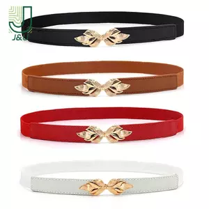 Thắt lưng thời trang nữ N Thắt lưng co giãn Dây thắt lưng Bule mỏng