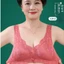 WANYEDI Nút Áo ngực cho con bú phía trước, Khóa phía trước mỏng Thiết kế chống chảy xệ Tập hợp đồ lót, Kích thước lớn Thiết kế không dây Chất liệu bông Áo ngực cho con bú bà bầu