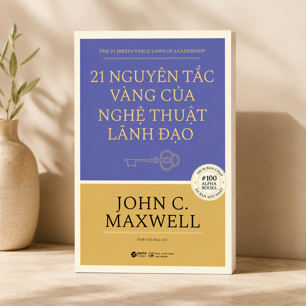 Sách - 21 Nguyên Tắc Vàng Của Nghệ Thuật Lãnh Đạo- John C.Maxwell (Alpha Books)