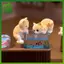 SWEET Mini Cat Fishbowl Figurines Micro Phong Cảnh Trang Trí Sáng Tạo Phụ Kiện Bàn Làm Việc Bộ 2 Món n