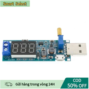 【COD】Mô-đun tăng giảm áp DC đầu vào 3.5-12V đầu ra 1.2-24V tích hợp cổng USB và hiển thị LED thông số hoạt động