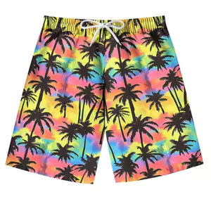 2026 Mới Cây Dừa Họa Tiết 3D In Unisex Nhanh Khô Đi Biển Quần Short