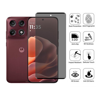 Moto edge 70 Pro Plus 2 Chiếc Kính Cường Lực Chống Gián Điệp Bảo Vệ Màn Hình Riêng Tư Cho Motorola Signature 70 60 Fusion 5G