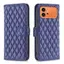 Ốp YJD Cho Honor 600 Pro Flip Gingham Khe Cắm Thẻ Da Chống Rơi Vỏ Điện Thoại