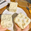 VVDZA Cheese Pinch Toy, Shapeable Squishy Texture Jumbo Cheese Cube Quả bóng căng thẳng, Nhào Chống căng thẳng Chống căng thẳng ASMR Đồ chơi căng thẳng giác quan Giảm căng thẳng