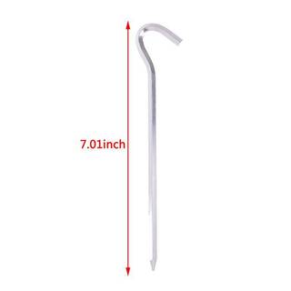 MUQV 5 Chiếc Hợp Kim Lều Cọc Chốt Chịu Lực Đầu Móng Tay 7.01inch Thép Chắc Chắn Kim Loại n