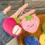 LUImo Dễ Thương Mềm Mại Sang Trọng Trái Cây Mặt Dây Chuyền Móc Khóa Hoạt Hình Durian Dâu Di Động Treo Dây Bapa Trang Trí Móc Khóa Quà Tặng SBS