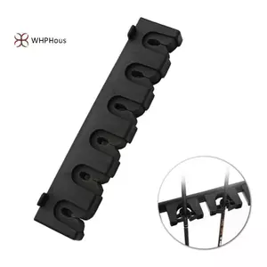 < WHPHous-t > Giá đỡ cần câu 6-Rod Ra Giá đỡ cực dọc Giá treo tường mô-đun cho nhà để xe đẹp