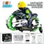 FUHUIOT Xe máy bay RC 2 trong 1, Đèn LED ban đêm Con quay hồi chuyển ổn định Xe máy bay RC, Giữ độ cao Điều khiển từ xa 2.4G 360° Đồ chơi sử dụng kép Flip Land Air