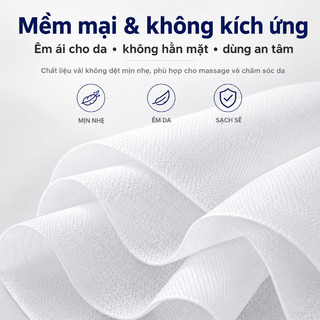 100 miếng lót mặt cho massage, dùng khi nằm úp mặt, kết hợp gối nằm sấp và khăn trải bàn, sạch sẽ tiện lợi