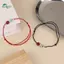 Springevenstar 1 / 2 Chiếc Handmade Luy Dây Bện Vòng Tay Nữ Tốt Lu Giàu Có Dây Đeo Tay Cặp Đôi Tình Bạn Trang Sức Quà Tặng Springevenstar